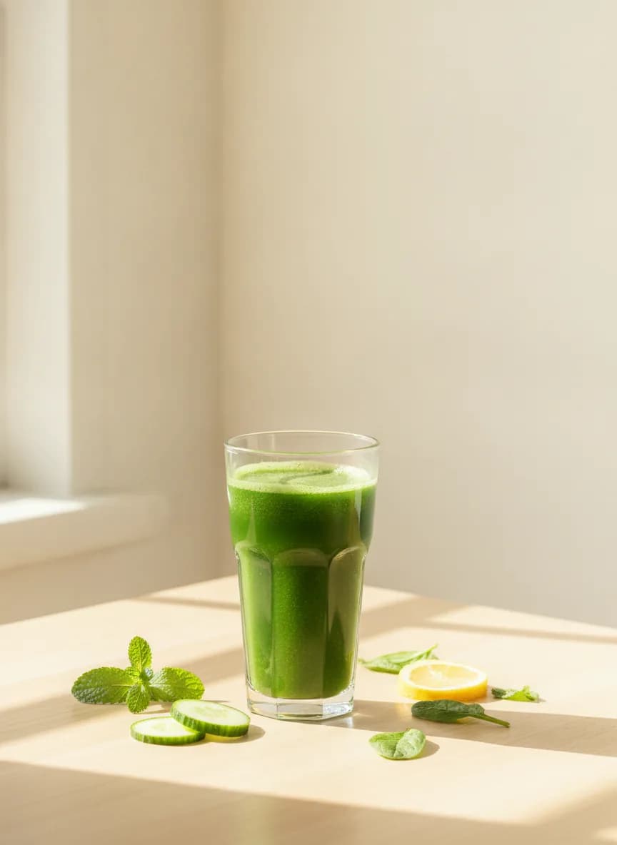 Porciones de jugo natural congelado de Frescazo servidas en vasos, sobre fondo crudo